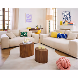 Best Mobilier 1826BEI canapé Beige - Vue supplémentaire 4