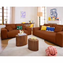 Best Mobilier 1826TER canapé Orange - Vue supplémentaire 4