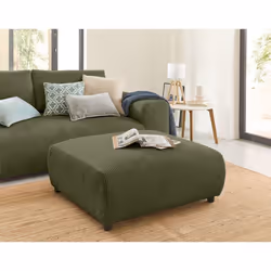 Garance - pouf modulable - en velours côtelé