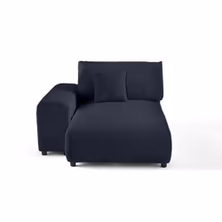 Garance - module d'assise méridienne gauche - en velours côtelé