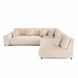 Best Mobilier 1841BEI canapé Beige - Vue supplémentaire 4