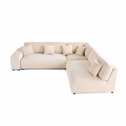Best Mobilier 1841BEI canapé Beige - Vue supplémentaire 8