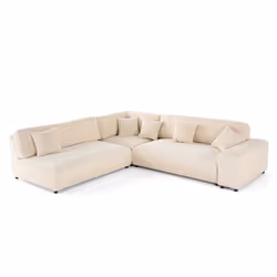 Best Mobilier 1842BEI canapé Beige - Vue supplémentaire 3