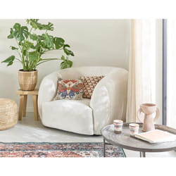 Ernee - fauteuil cocon - en velours