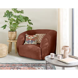 Ernee - fauteuil cocon - en velours