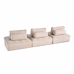 Best Mobilier 1859BEI canapé Beige - Vue supplémentaire 4