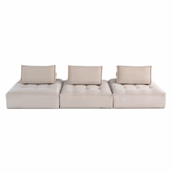 Best Mobilier 1859BEI canapé Beige - Vue supplémentaire 6