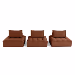 Best Mobilier 1859TER canapé Orange - Vue supplémentaire 7