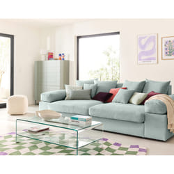 Best Mobilier 1867B canapé Bleu