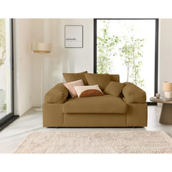 Aspen - Fauteuil XL - assise profonde - velours côtelé