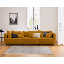 Best Mobilier 1876J canapé Jaune - Vue supplémentaire 2