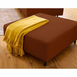 Edinburg - pouf modulable - en velours côtelé