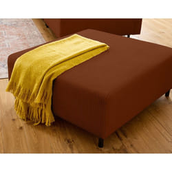 Edinburg - pouf modulable - en velours côtelé