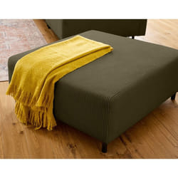Edinburg - pouf modulable - en velours côtelé