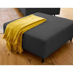 Edinburg - pouf modulable - en velours côtelé