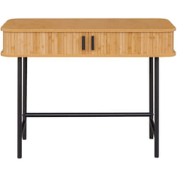Kofu - console - bambou - 100 cm - bois / noir