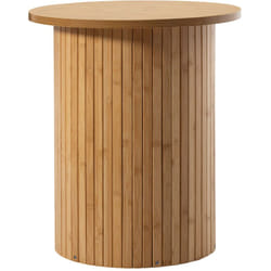 Bestmobilier - Kofu - bout de canapé - bambou - 40x45 cm - bois