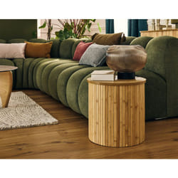 Bestmobilier - Kofu - bout de canapé - bambou - 40x40 cm - bois
