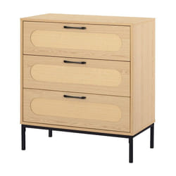 Nagato - commode - cannage et bois - 70 cm