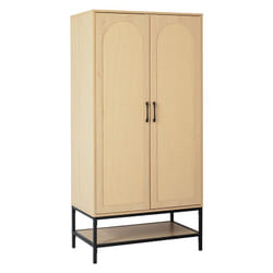 Nagato - armoire - cannage et bois - 80 cm