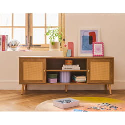 Goto - meuble tv - bois - 140 cm