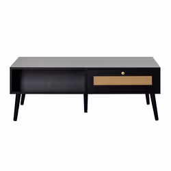 Goto - table basse - noir - 110 cm