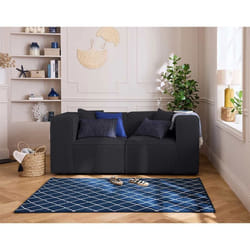 Arty - canapé modulable 2 places - en tissu mailles 3D