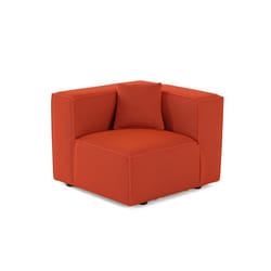 Arty - module d'assise gauche - en tissu mailles 3D