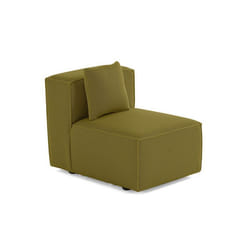 Arty - module d'assise sans accoudoirs - en tissu mailles 3D
