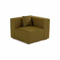 Arty - module d'assise d'angle réversible - en tissu mailles 3D