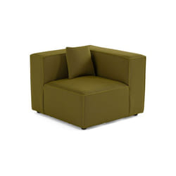 Arty - module d'assise d'angle réversible - en tissu mailles 3D