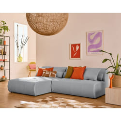 Onyx - canapé modulable d'angle réversible 4 places - en tissu mailles 3D