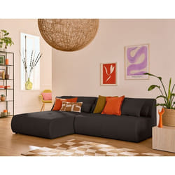 Onyx - canapé modulable d'angle réversible 4 places - en tissu mailles 3D
