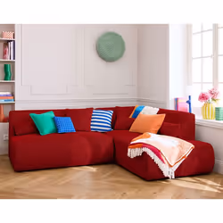 Onyx - canapé modulable d'angle droit 5 places - en tissu mailles 3D
