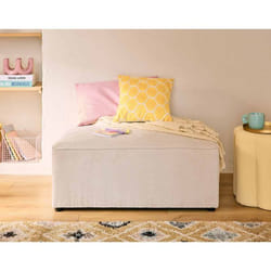Topaze - pouf - en velours texturé