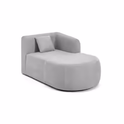 Ikare - module d'assise méridienne droit - en tissu