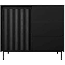 Girona - buffet bas - noir - 103 cm