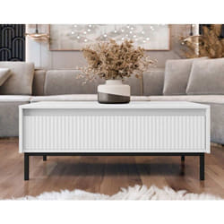 Girona - table basse - blanc - 100 cm