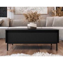 Girona - table basse - noir - 100 cm