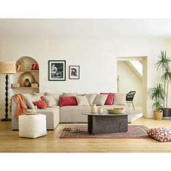Amalfi - canapé modulable d'angle réversible - 4 places - en tissu
