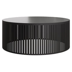 Sally - table basse - noir - 75 cm