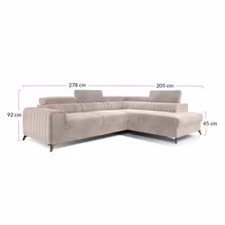Best Mobilier 2099GC canapé Gris - Vue supplémentaire 7
