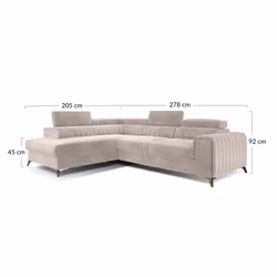 Best Mobilier 2100BEI canapé Beige - Vue supplémentaire 7