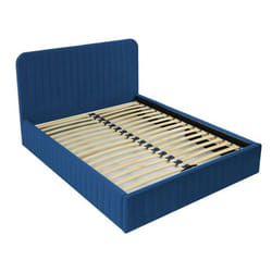 Stuart - lit coffre - 140x200 cm - sommier inclus - en velours
