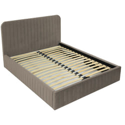 Stuart - lit coffre - 180x200 cm - sommier inclus - en velours