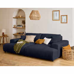 Best Mobilier 2112BN canapé Bleu - Vue supplémentaire 2