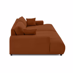Best Mobilier 2112TER canapé Orange - Vue supplémentaire 4
