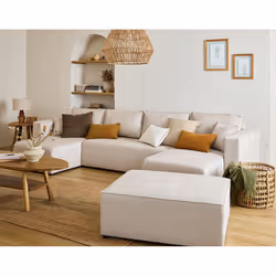 Best Mobilier 2142BEI canapé Beige - Vue supplémentaire 2
