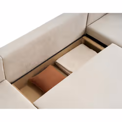 Best Mobilier 2142BEI canapé Beige - Vue supplémentaire 4