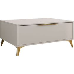 Boccioni - table basse - beige - 104 cm